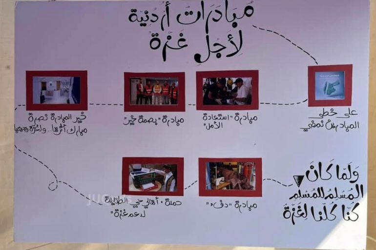 **داخلية** المنظمون _ الحملة امتداد لإرث من الحملات التي خصصت لفلسطين السنوات الماضية - الجزيرة نت